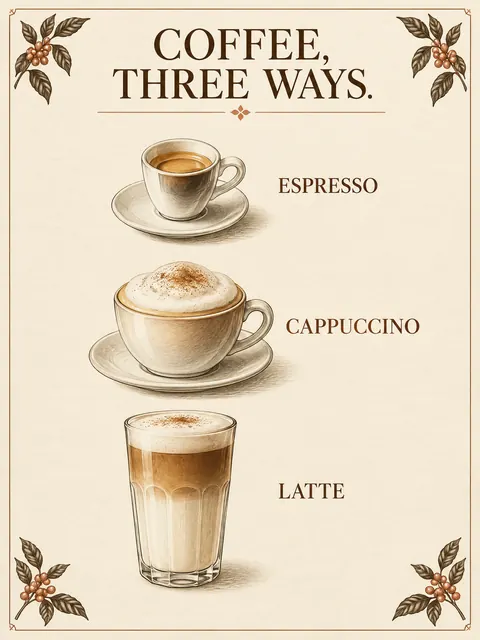 Il caffè, spiegato con stile