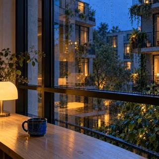 Fenster zum Regen