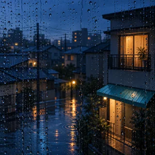 雨粒の余韻
