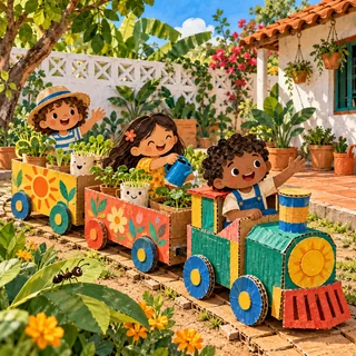 O trem das sementes