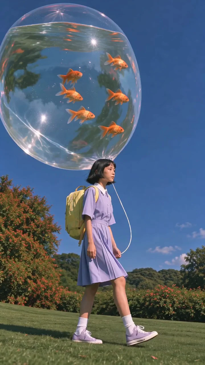 水族館の風船